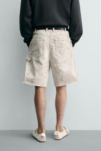CALÇÕES BERMUDA RELAXED FIT BOLSO DE CARPINTEIRO