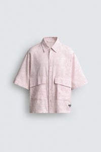 CAMISA JACQUARD COM RELEVO ÀS RISCAS