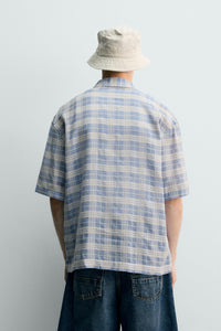 CAMISA JACQUARD QUADRADOS