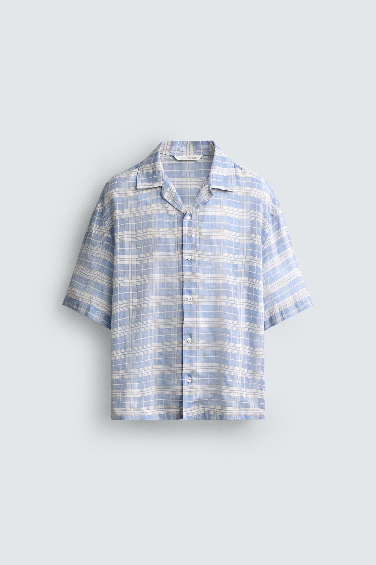 CAMISA JACQUARD QUADRADOS