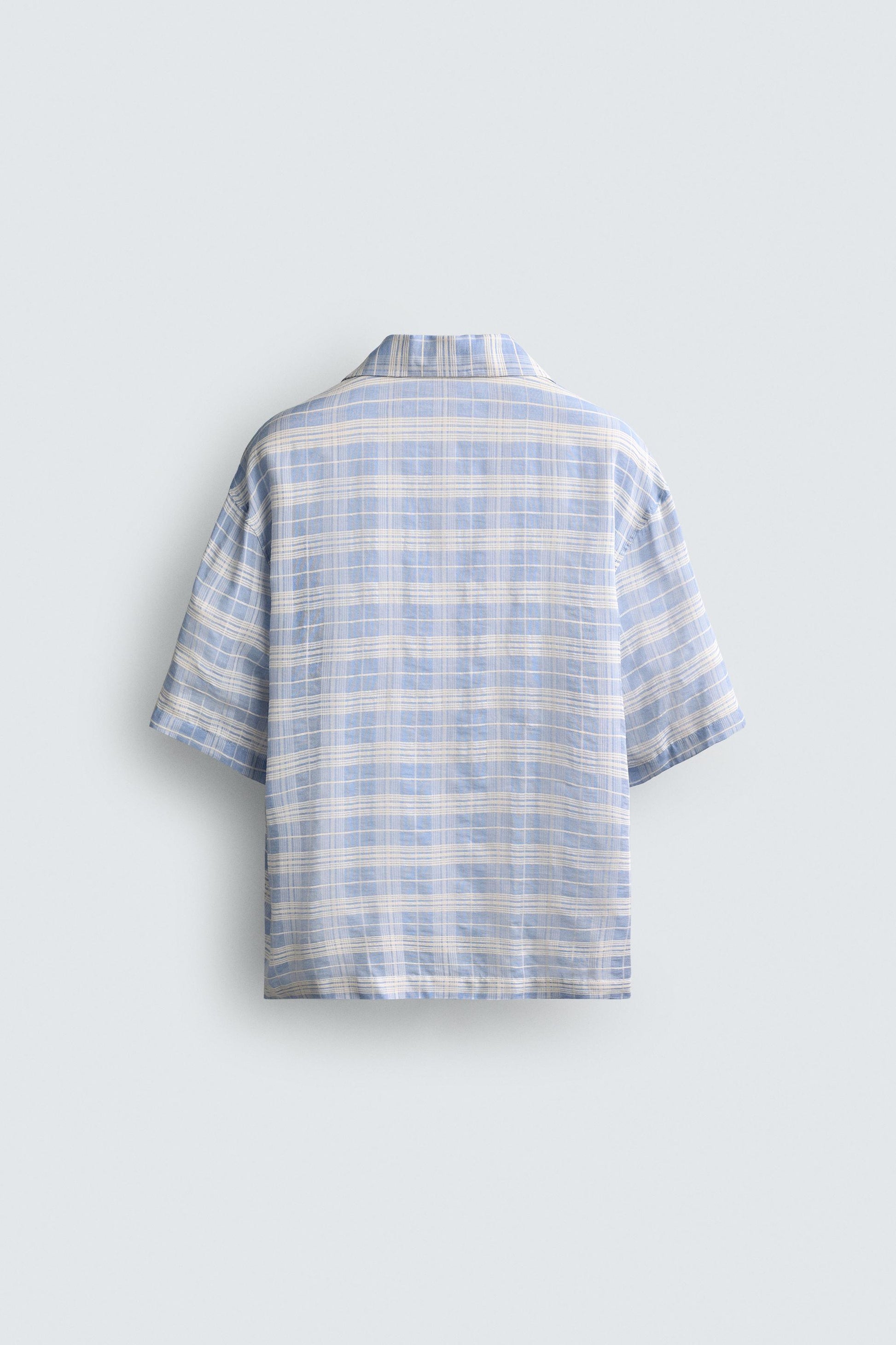 CAMISA JACQUARD QUADRADOS