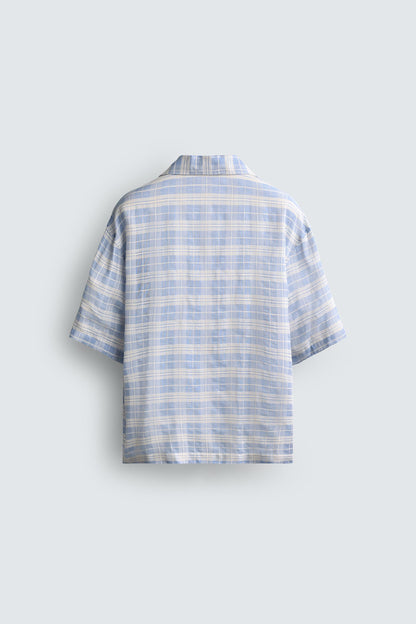 CAMISA JACQUARD QUADRADOS