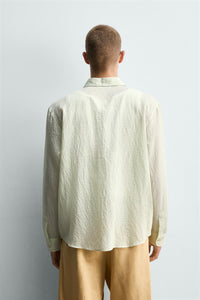 CAMISA FLUIDA DE ESTRUTURA RELAXED FIT
