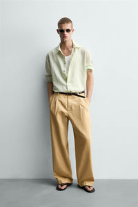 CAMISA FLUIDA DE ESTRUTURA RELAXED FIT