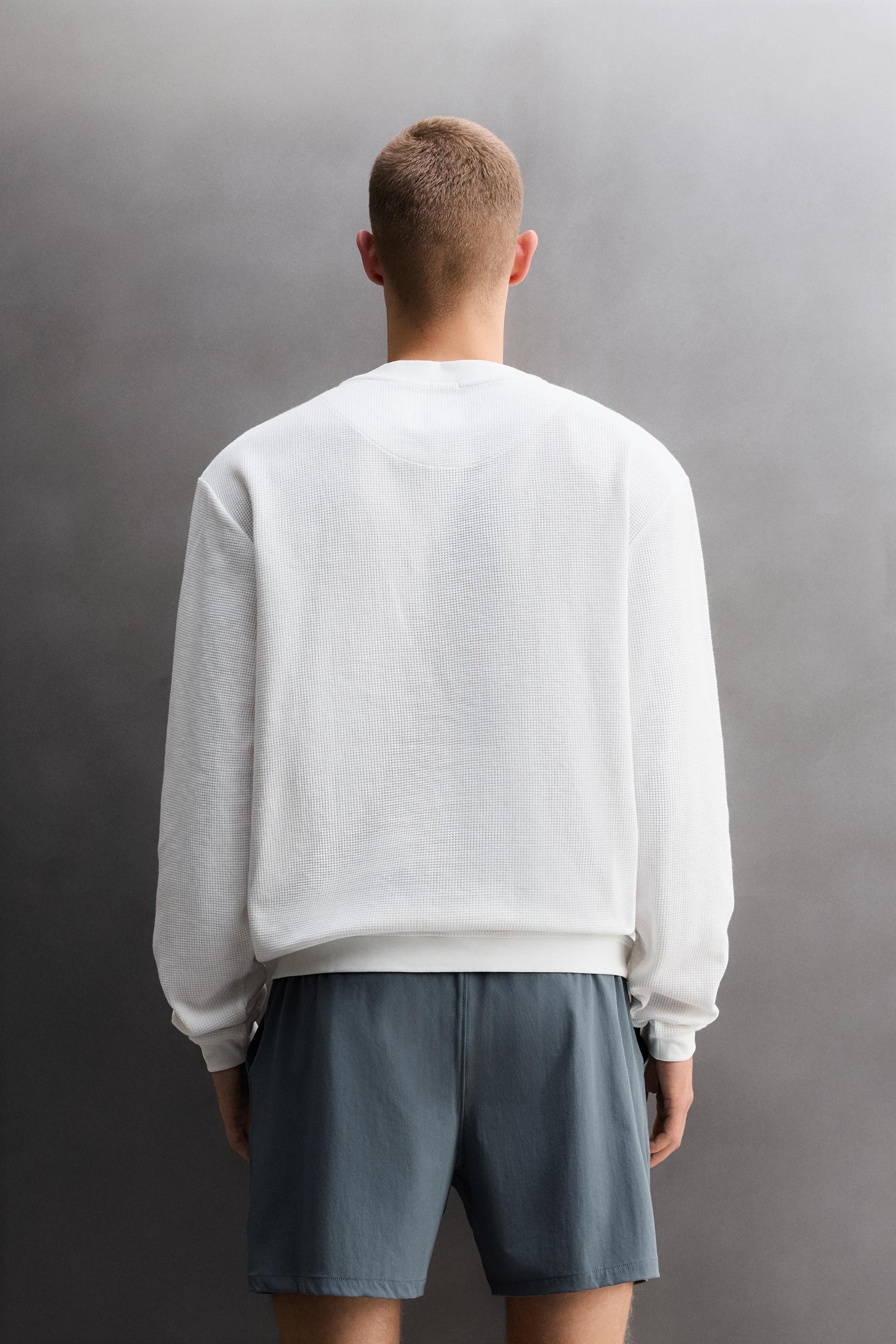 SWEATSHIRT DE TREINO CREWNECK WAFFLE