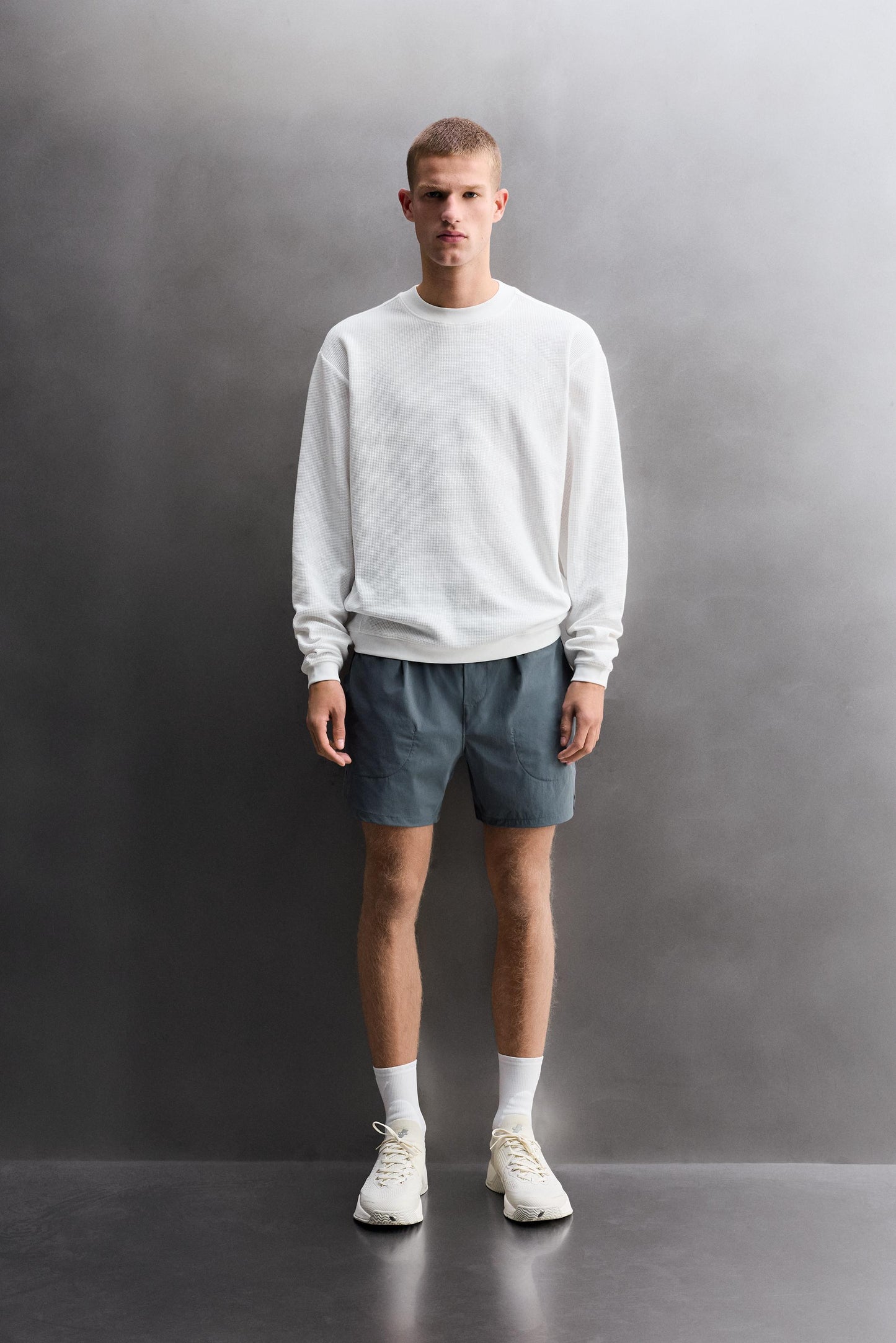 SWEATSHIRT DE TREINO CREWNECK WAFFLE