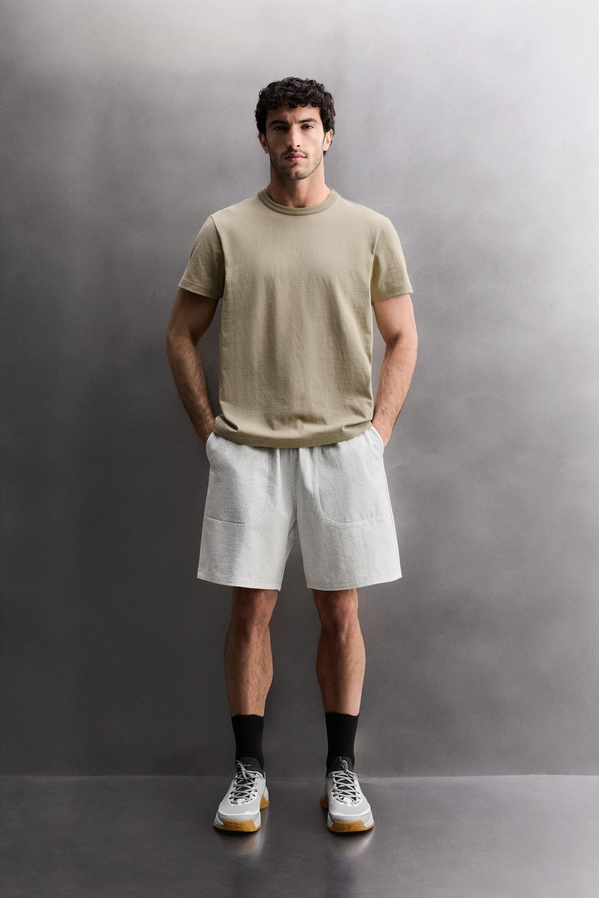 CALÇÕES JOGGER DE ALGODÃO 9"
