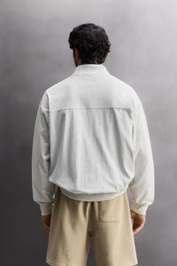 SWEATSHIRT RELAX FIT COM FECHO DE CORRER