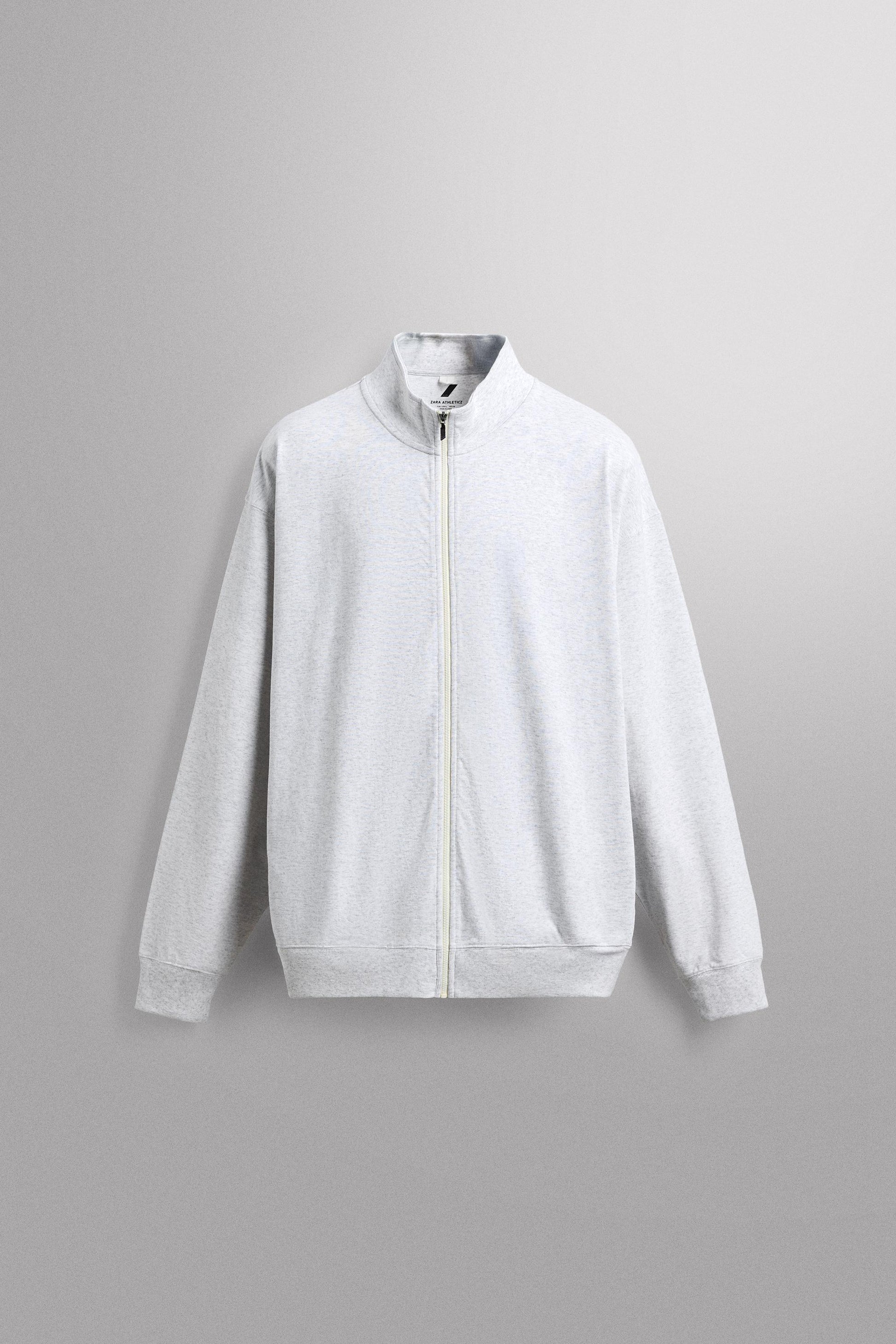 SWEATSHIRT RELAX FIT COM FECHO DE CORRER
