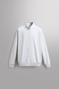 SWEATSHIRT RELAX FIT COM FECHO DE CORRER