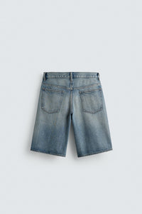 CALÇÕES BERMUDA DENIM BAGGY FIT