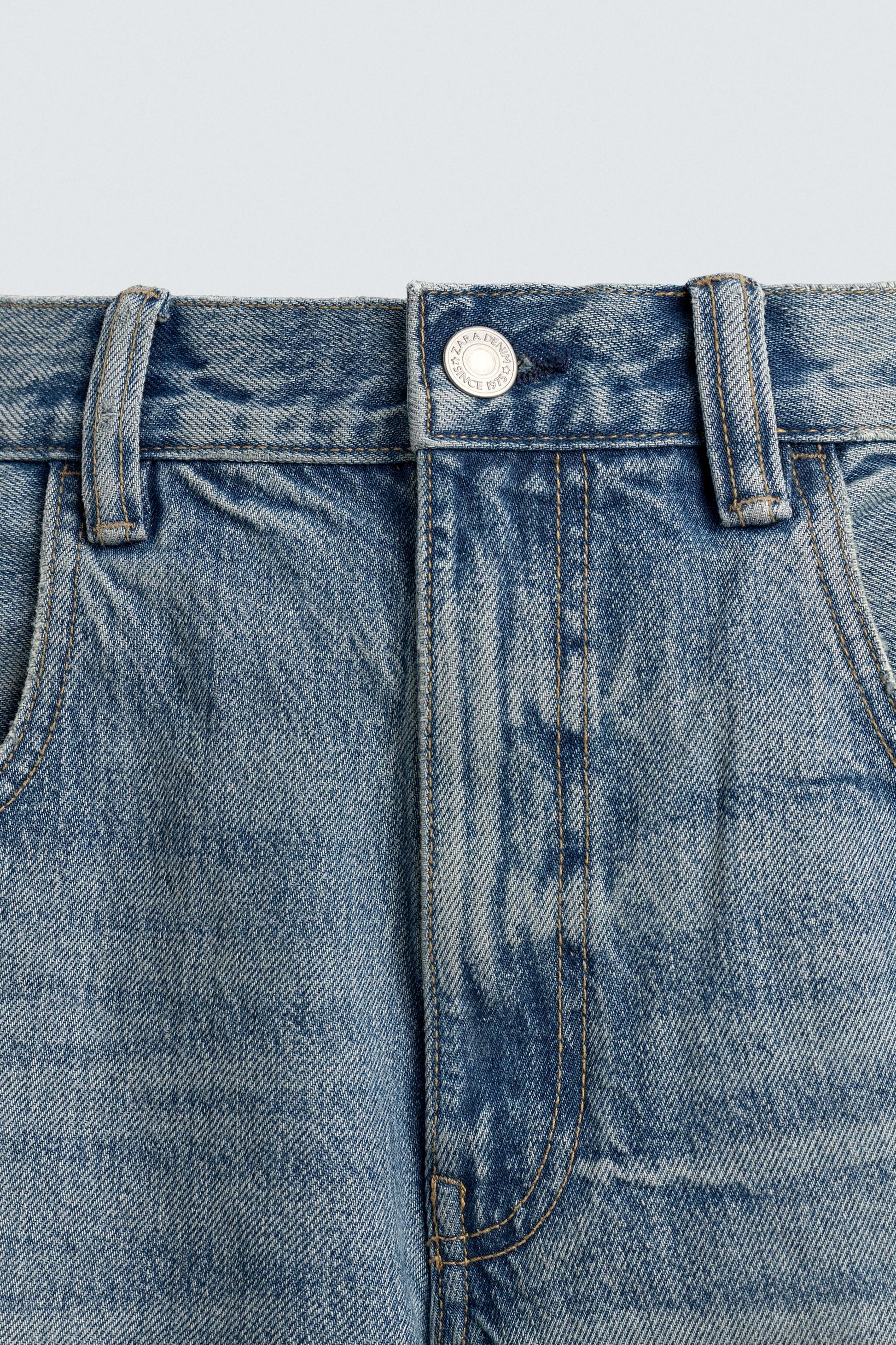 CALÇÕES BERMUDA DENIM BAGGY FIT