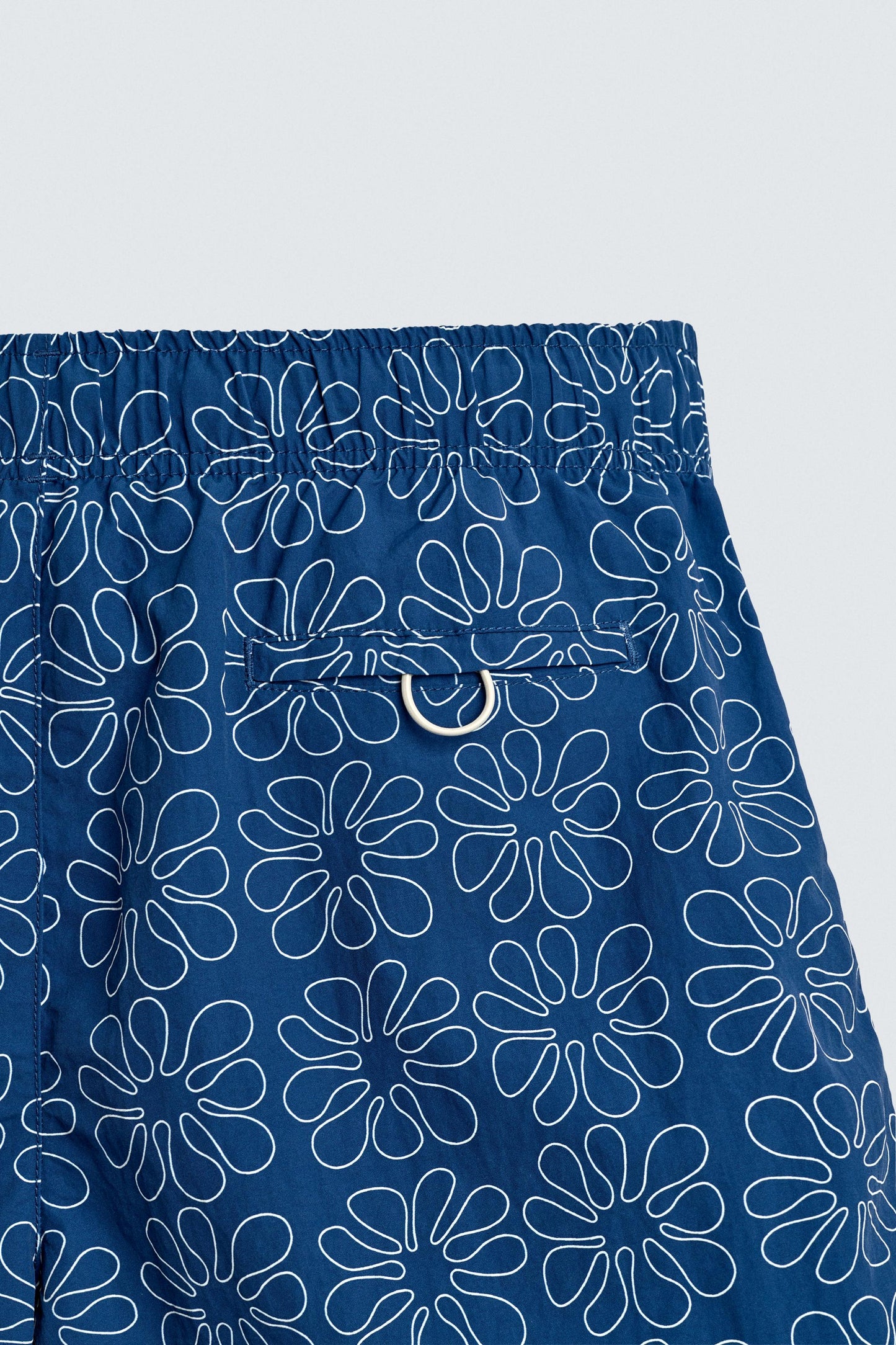 CALÇÕES DE BANHO COMPRIDOS COM ESTAMPADO FLORAL