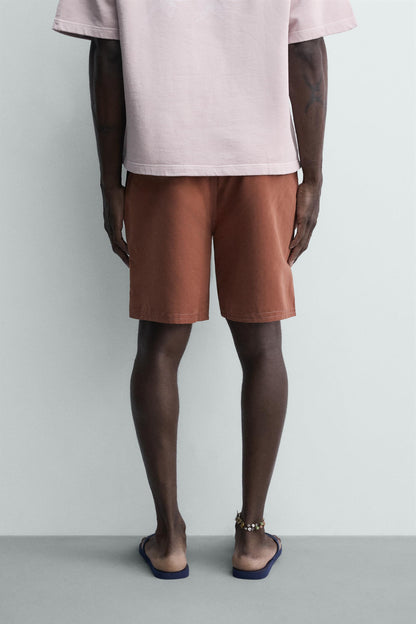 CALÇÕES DE BANHO COMPRIDOS COM BANDAS PUKAS SURF X ZARA