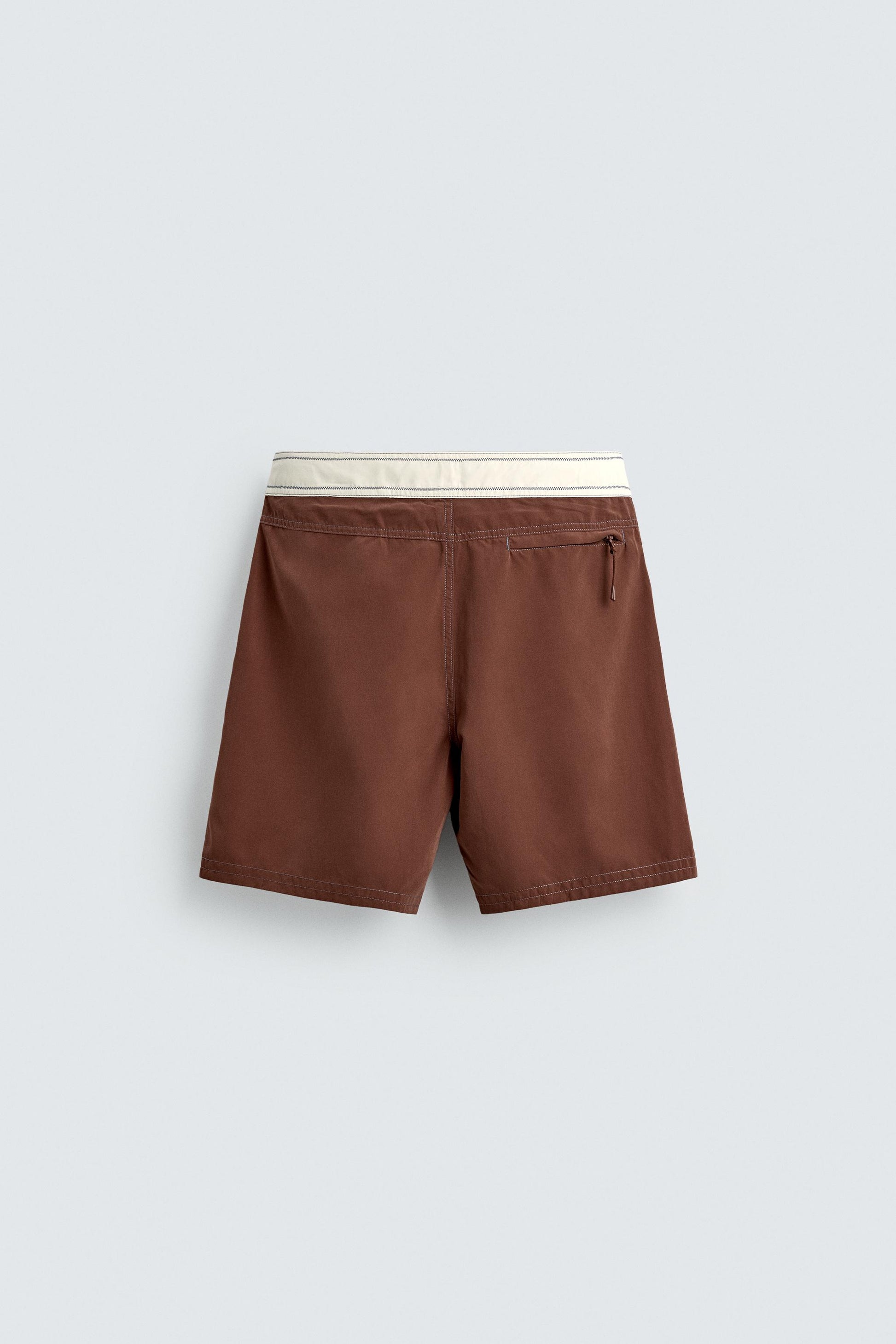 CALÇÕES DE BANHO COMPRIDOS COM BANDAS PUKAS SURF X ZARA
