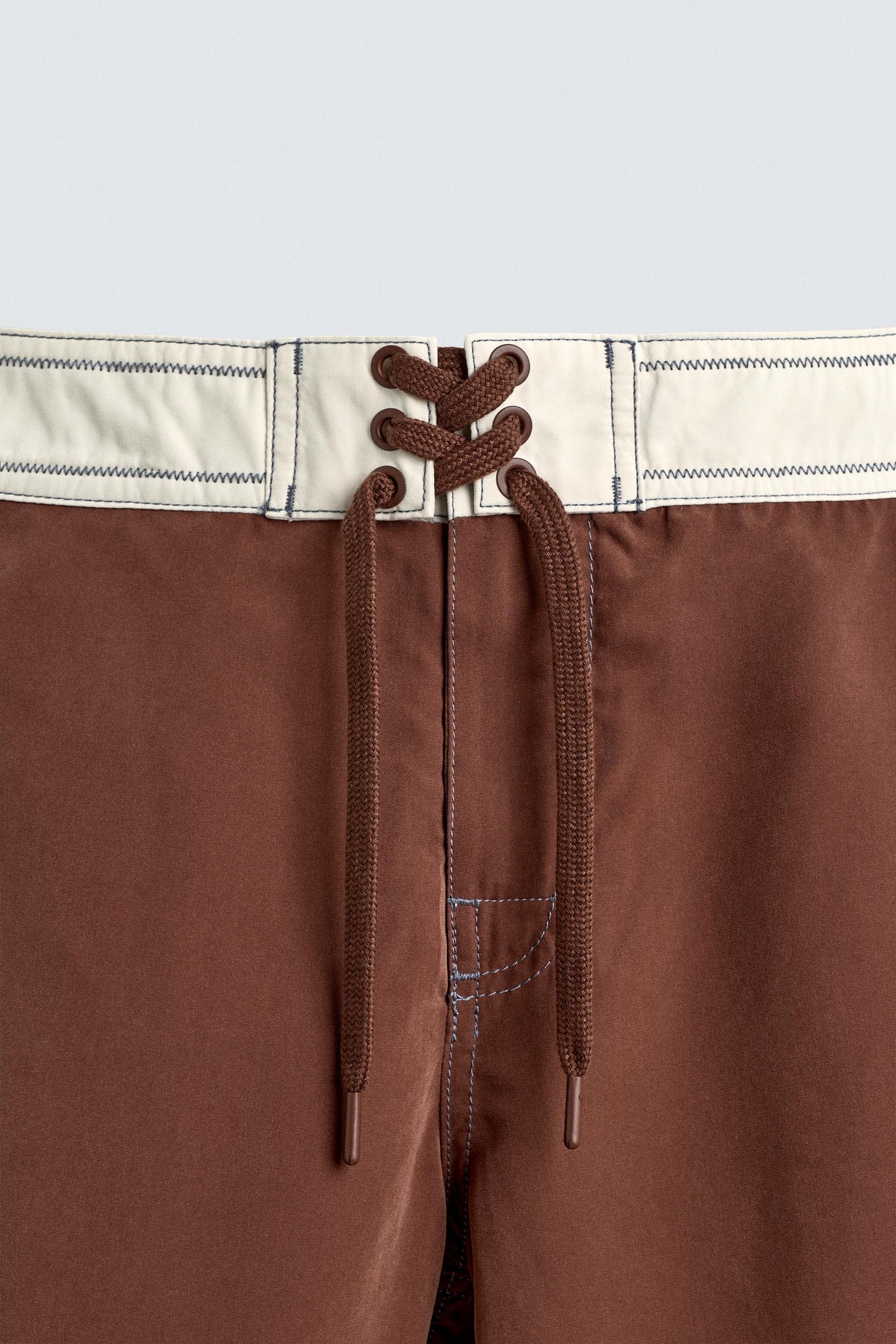 CALÇÕES DE BANHO COMPRIDOS COM BANDAS PUKAS SURF X ZARA