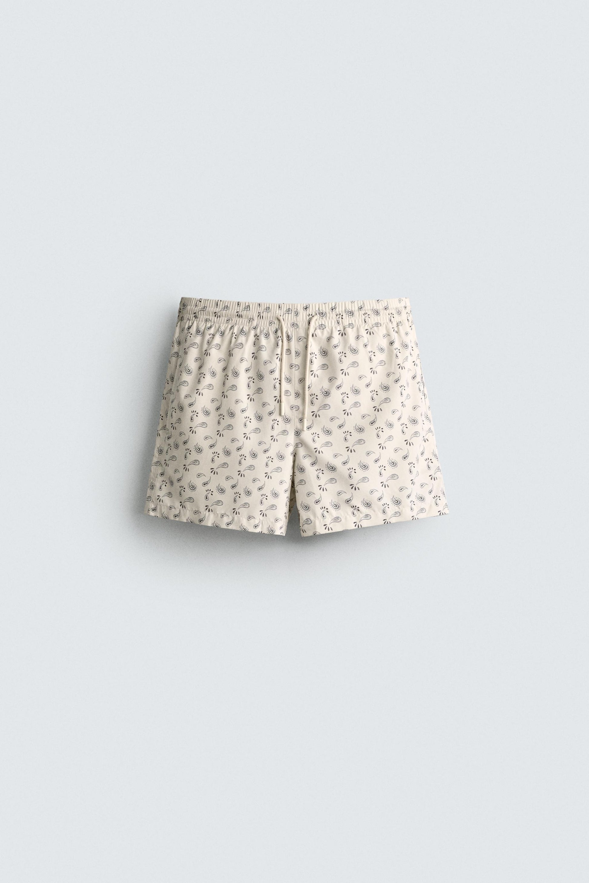 CALÇÕES DE BANHO MÉDIOS COM ESTAMPADO PAISLEY
