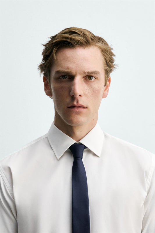 GRAVATA SLIM FIT 100% SEDA