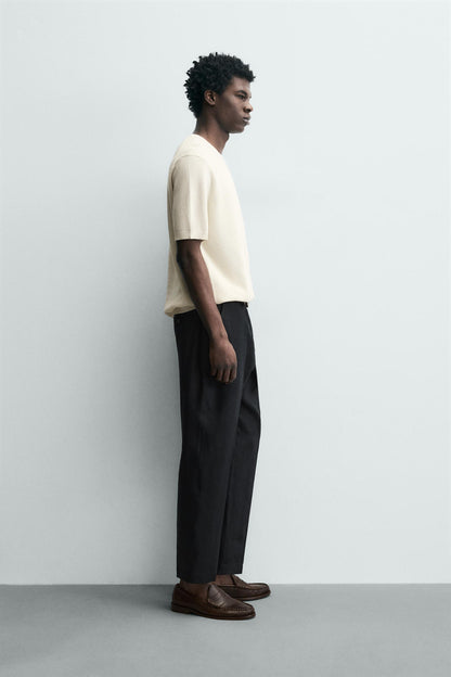 T-SHIRT DE MALHA RELAXED FIT