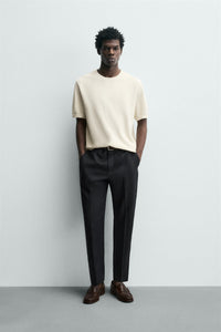 T-SHIRT DE MALHA RELAXED FIT