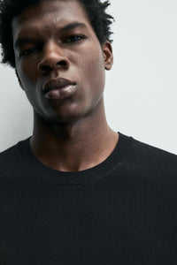 T-SHIRT DE MALHA RELAXED FIT