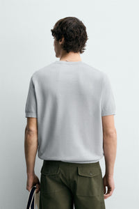 T-SHIRT DE MALHA RELAXED FIT