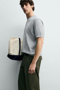 T-SHIRT DE MALHA RELAXED FIT