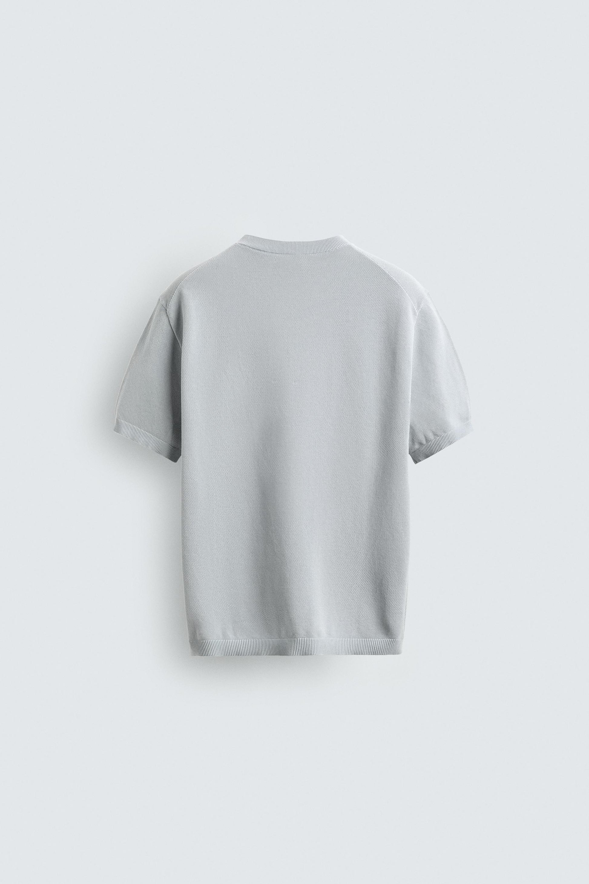 T-SHIRT DE MALHA RELAXED FIT