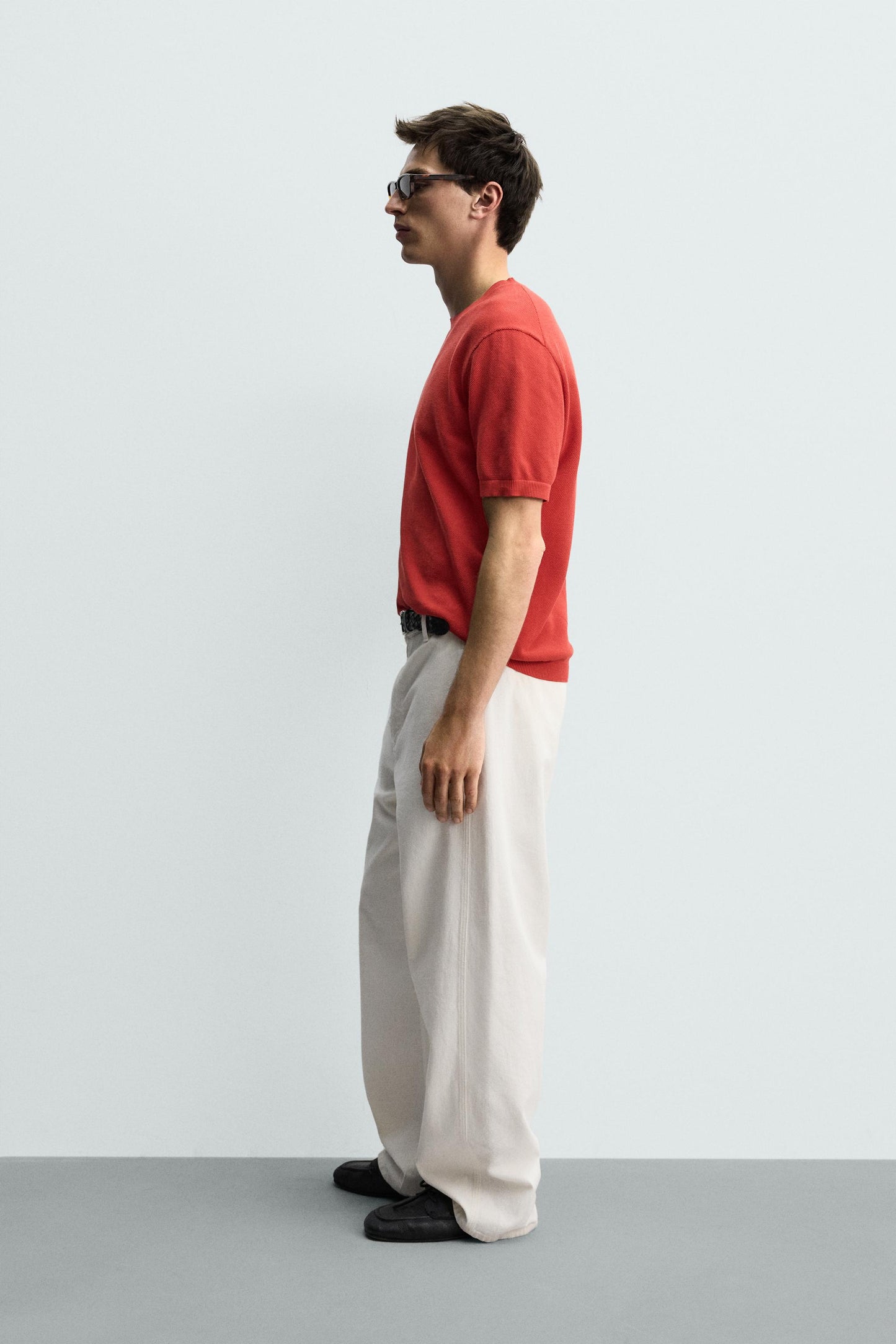 T-SHIRT DE MALHA RELAXED FIT