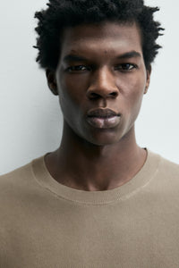 T-SHIRT DE MALHA RELAXED FIT