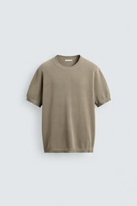 T-SHIRT DE MALHA RELAXED FIT