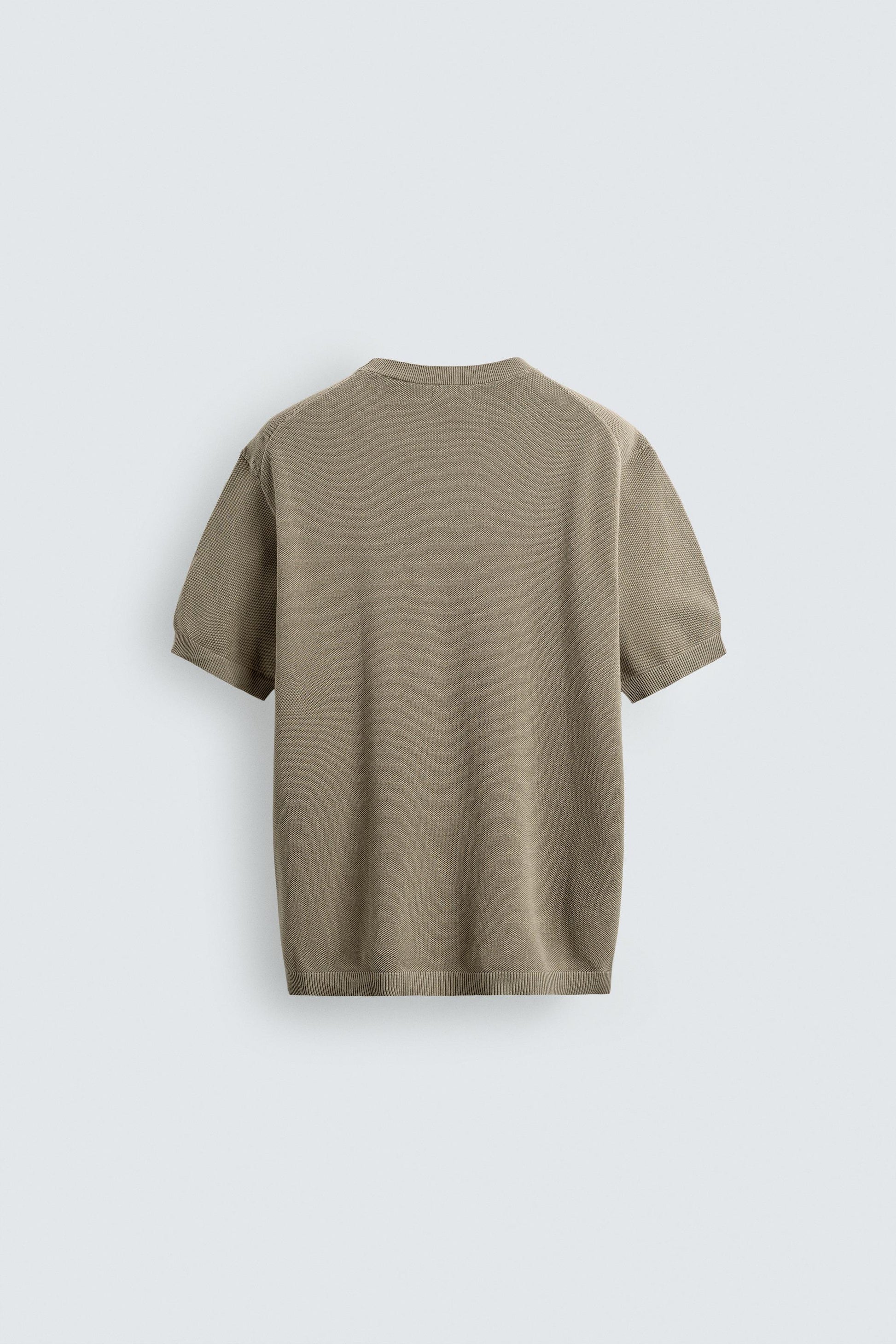 T-SHIRT DE MALHA RELAXED FIT