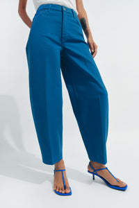 JEANS ZW COLLECTION TAPERED CINTURA SUBIDA - índigo ganga