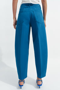 JEANS ZW COLLECTION TAPERED CINTURA SUBIDA - índigo ganga