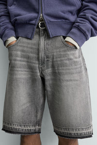 CALÇÕES BERMUDA DENIM RELAXED FIT