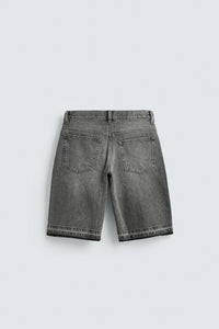 CALÇÕES BERMUDA DENIM RELAXED FIT