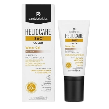 Heliocare 360º 50+ water gel color bronze 50 ml