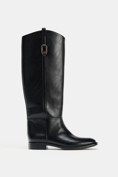 BOTA HÍPICA RASA - Preto