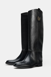 BOTA HÍPICA RASA - Preto