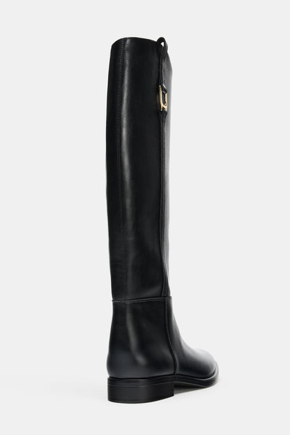 BOTA HÍPICA RASA - Preto