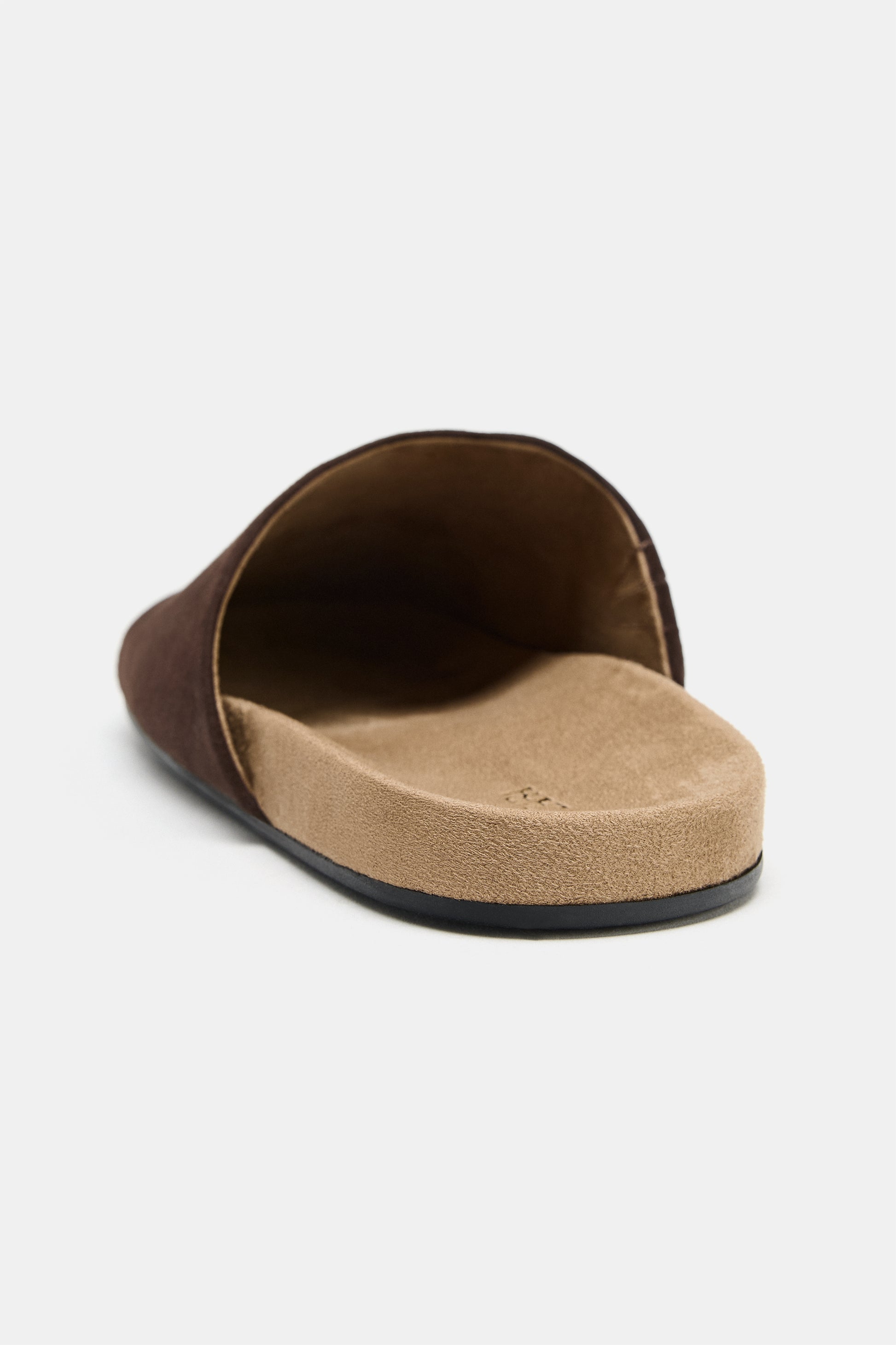 MULES RASOS DE PELE - Castanho-chocolate