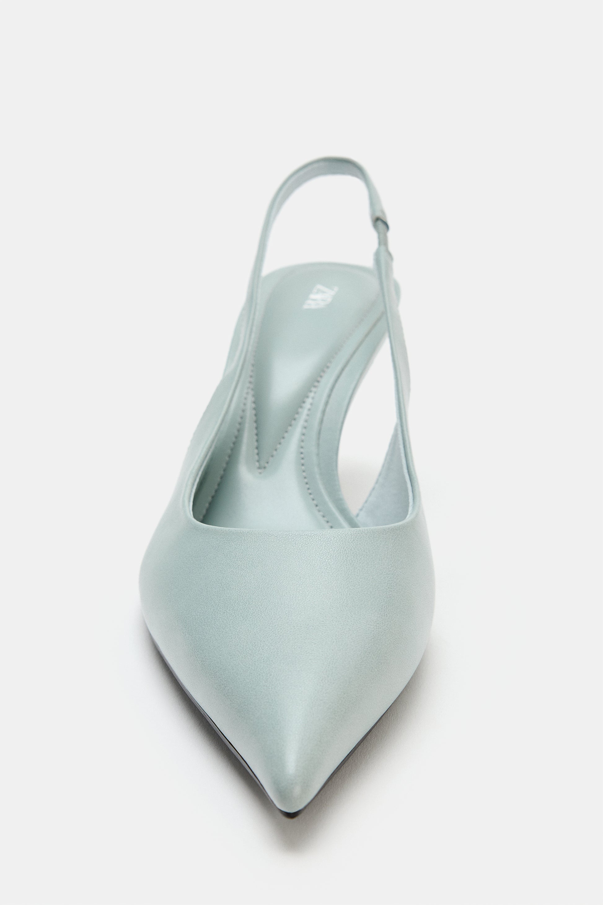 SAPATO ALTO TIPO MULES - Azul