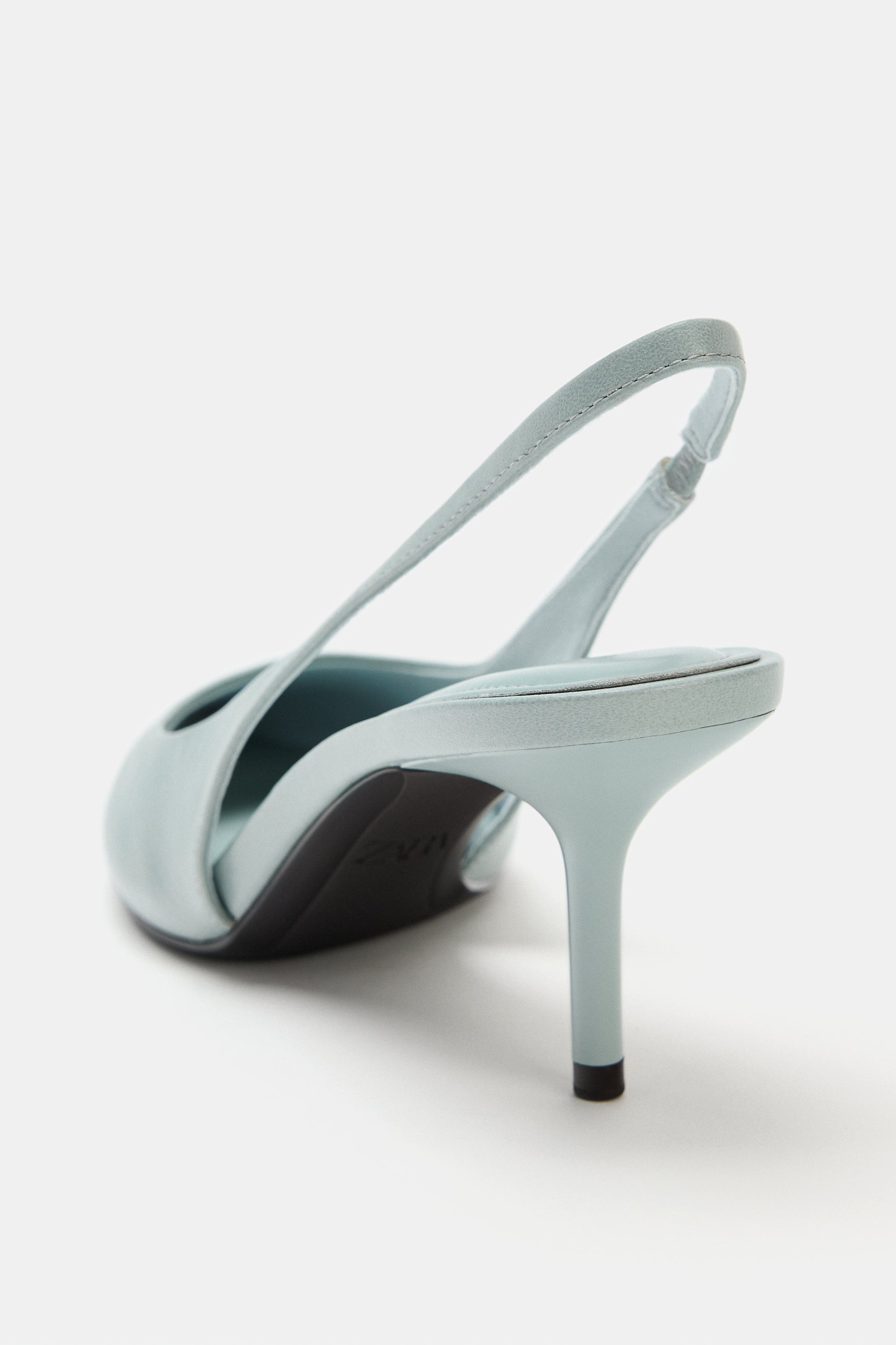 SAPATO ALTO TIPO MULES - Azul