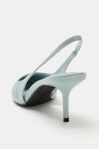 SAPATO ALTO TIPO MULES - Azul