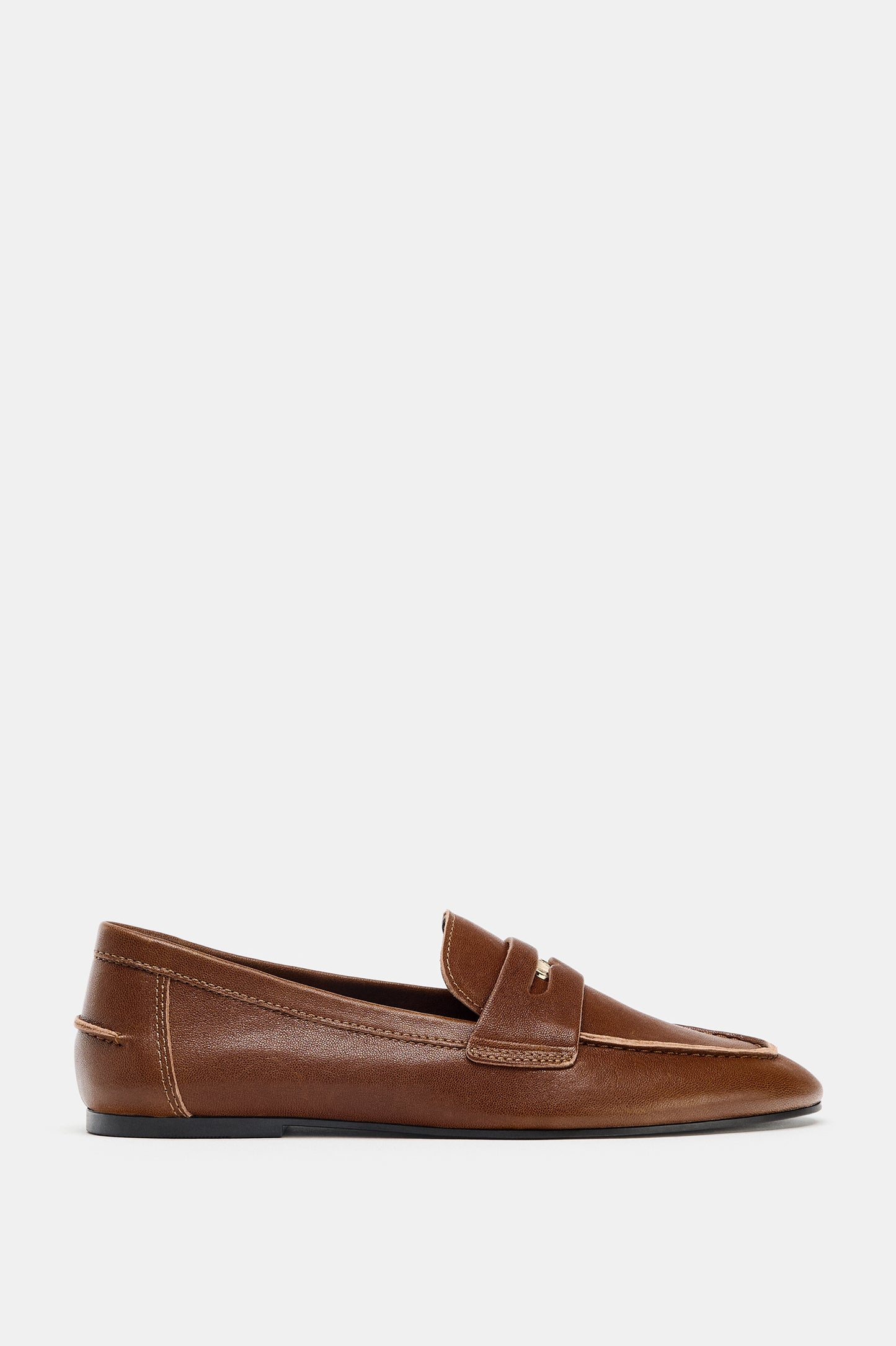 MOCASSINS PENNY EM PELE - Castanho