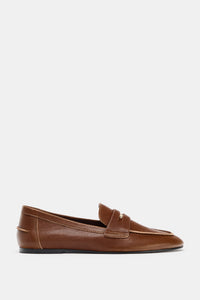 MOCASSINS PENNY EM PELE - Castanho