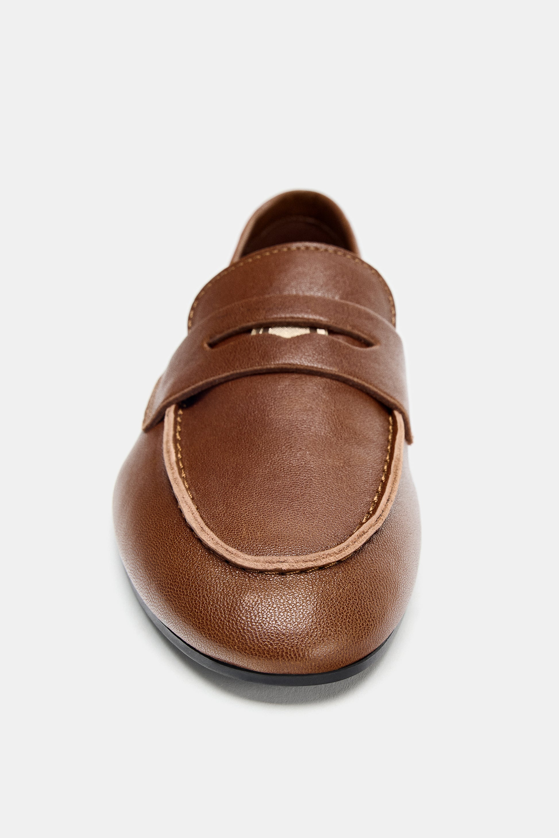 MOCASSINS PENNY EM PELE - Castanho
