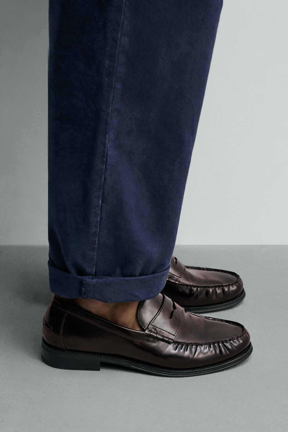 MOCASSIM FRANZIDO EM PELE