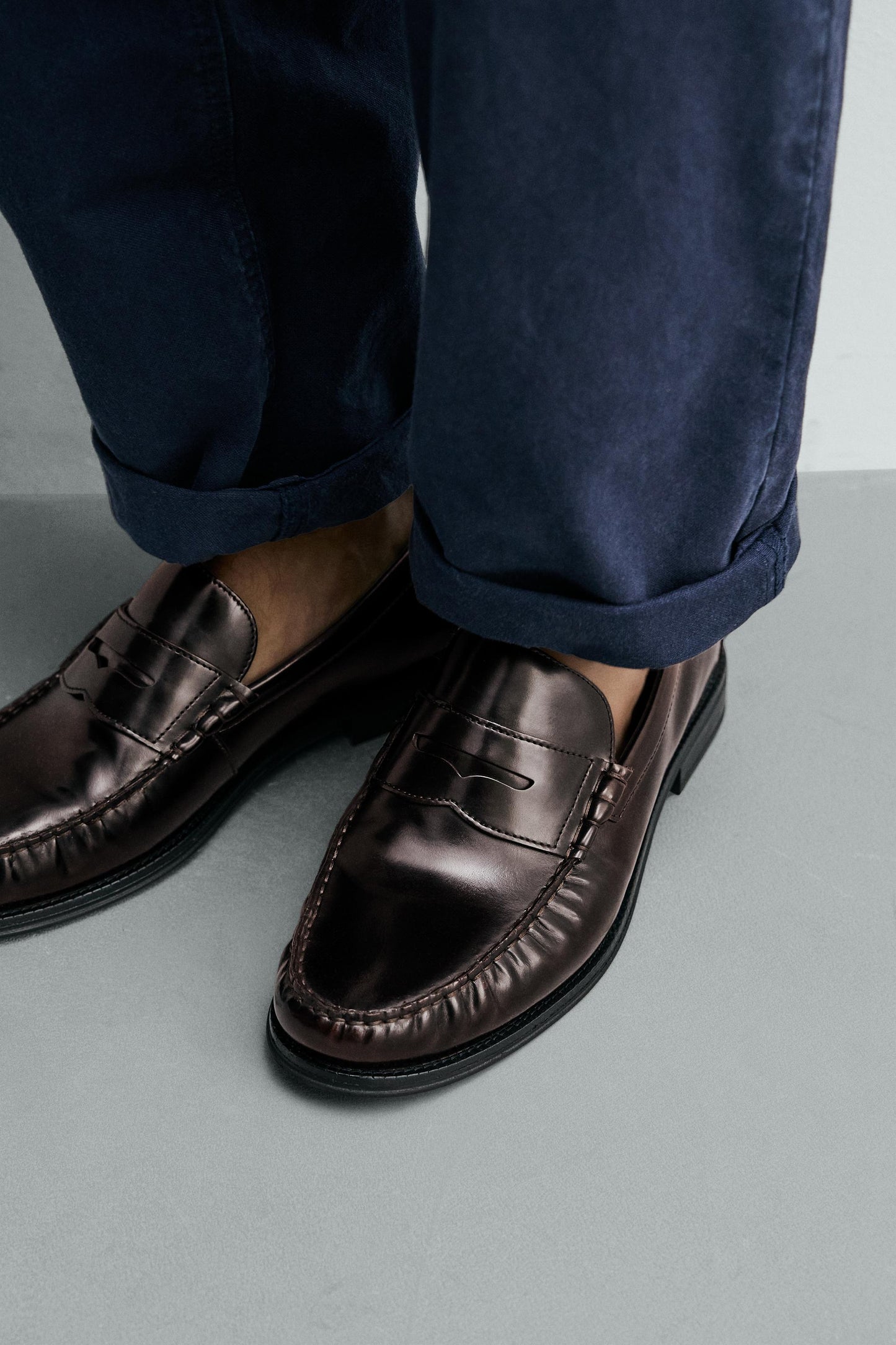 MOCASSIM FRANZIDO EM PELE