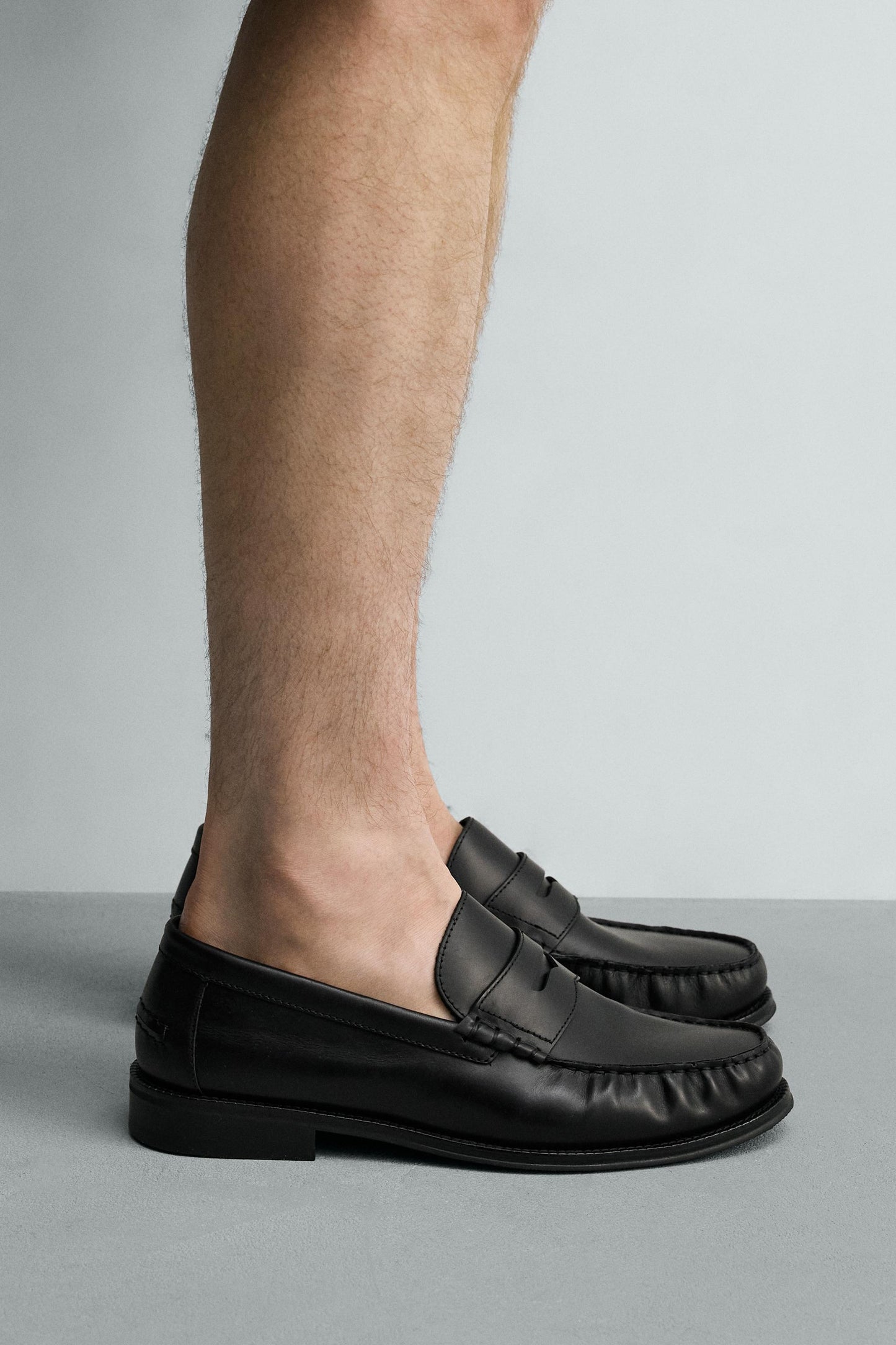 MOCASSIM FRANZIDO EM PELE